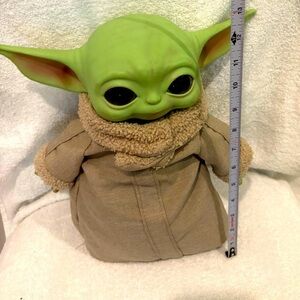 Mandalorian baby Yoda approximate 12 inches tall Plush Toy